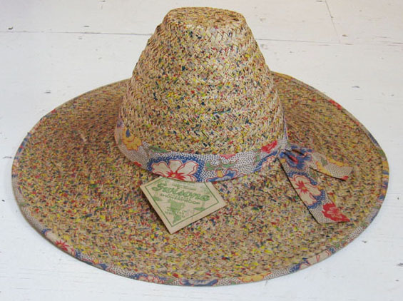 Not Your Usual Garden Variety Gardening Hats « Mystery Spot Vintage